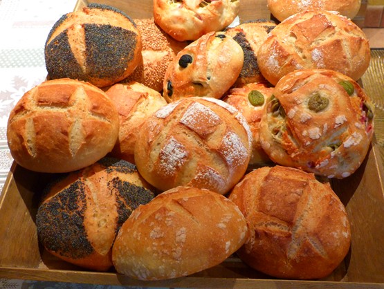 pains maison bio olives ou pavot